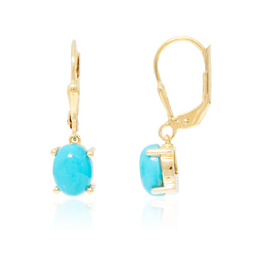 Orecchini in argento con Turchese Sleeping Beauty
