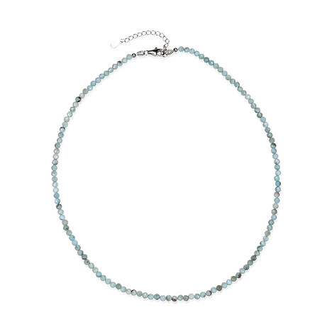 Collar en plata con Larimar