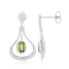 Mozambique Sapphire Silver Earrings