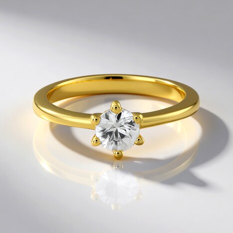 Anello in argento con Zircone
