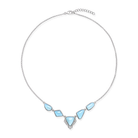 Collana in argento con Larimar
