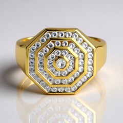 Anello in oro con Diamante SI2 (G) (Annette)