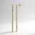 Orecchini in oro con Diamante Champagne I2 (de Melo Gold)