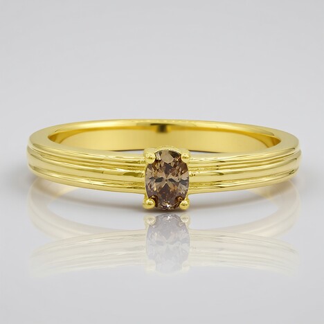 Anello in oro con Diamante Cioccolato d'Argyle SI1 (Mark Tremonti)