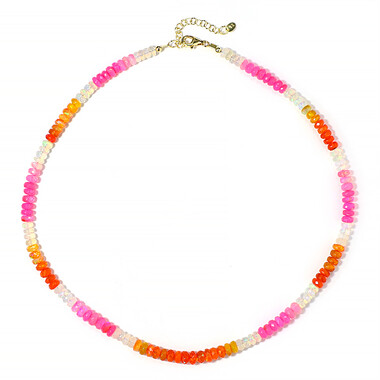 Collier en argent et Opale Welo