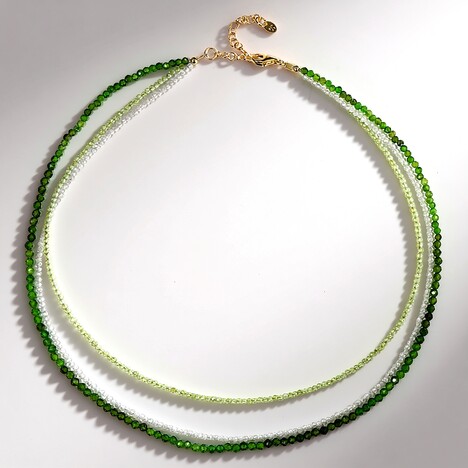 Collana in argento con Peridoto