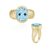 Anello in argento con Topazio Blu Cielo (Ornaments by de Melo)