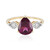 Magenta-Granat-Goldring