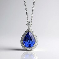 Collana in oro con Tanzanite AAA (CIRARI)