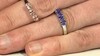 Anillo en plata con Tanzanita