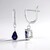 Orecchini in argento con Iolite