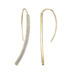 I3 (I) Diamant-Silberohrringe