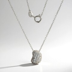 Collana in argento con Zircone (Adela Silber)