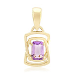 Purpurfarbener Skapolith-Goldanhänger