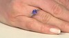 Bague en or et Tanzanite