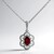 Collana in oro con Rubino Mozambico AAA (CIRARI)