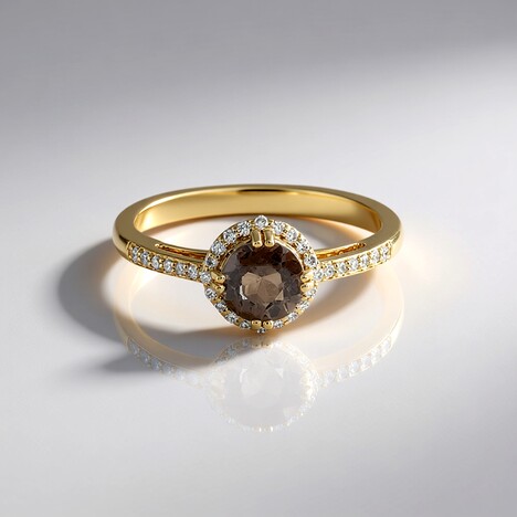 Bague en or et Tourmaline du Brésil (AMAYANI)