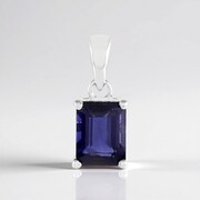 Ciondolo in argento con Iolite