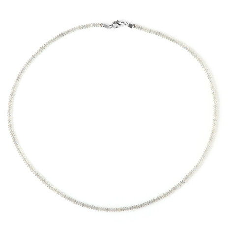 Labradorit-Silberhalskette