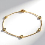 Bracciale in oro con Diamante Fancy SI2 (CIRARI)