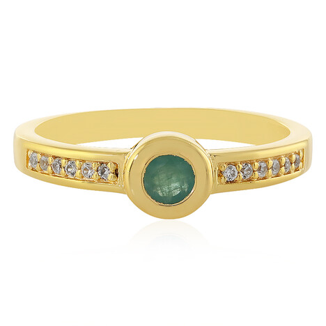 Zilveren ring met een Grandidieriet