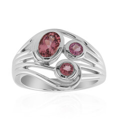 Anello in argento con Tormalina Rosa Brasiliana (Pallanova)