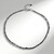Collana in argento con Diamante Nero