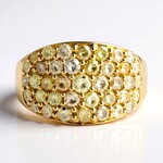 Anello in oro con Diamante Fancy I1 (CIRARI)