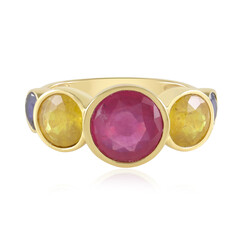 Madagaskar-Saphir-Silberring (de Melo Essence)