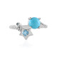 Anello in argento con Turchese Sleeping Beauty