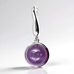 Ciondolo in argento con Lepidolite