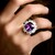 Amethyst Silver Ring
