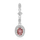 Pendentif en argent et Tourmaline cuprifère rose