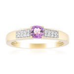 Purpurfarbener Skapolith-Goldring