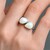 Bague en argent et Opale Welo