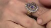 Zilveren ring met een tanzaniet (Gems en Vogue)