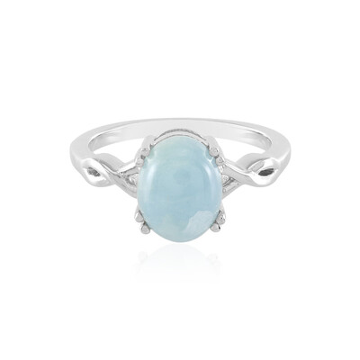 Bague en argent et Aigue-marine