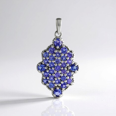 Ciondolo in argento con Tanzanite