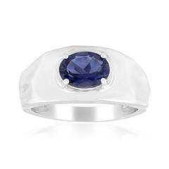 Madagaskar-Iolith-Silberring (de Melo)