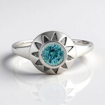 Anello in argento con Zircone Ratanakiri (SAELOCANA)