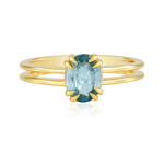 Anillo en plata con Zircón de Ratanak Kirí (Adela Silber)