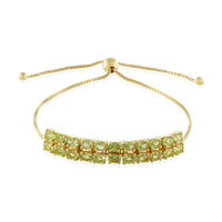 Peridot-Silberarmband