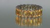 Zilveren ring met citrienstenen