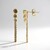 Orecchini in oro con Diamante Champagne I2 (de Melo Gold)