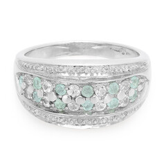 Bague en argent et Tourmaline Paraïba