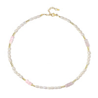 Collana in argento con Morganite del Madagascar (Riya)