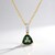 Collana in argento con Apatite Cromo