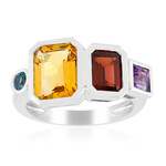 Anillo en plata con Citrino (Pallanova)