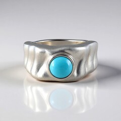 Anello in argento con Turchese Sleeping Beauty (de Melo Essence)