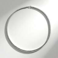 Silberkette - 9,13 g - 45 cm - rhodiniert